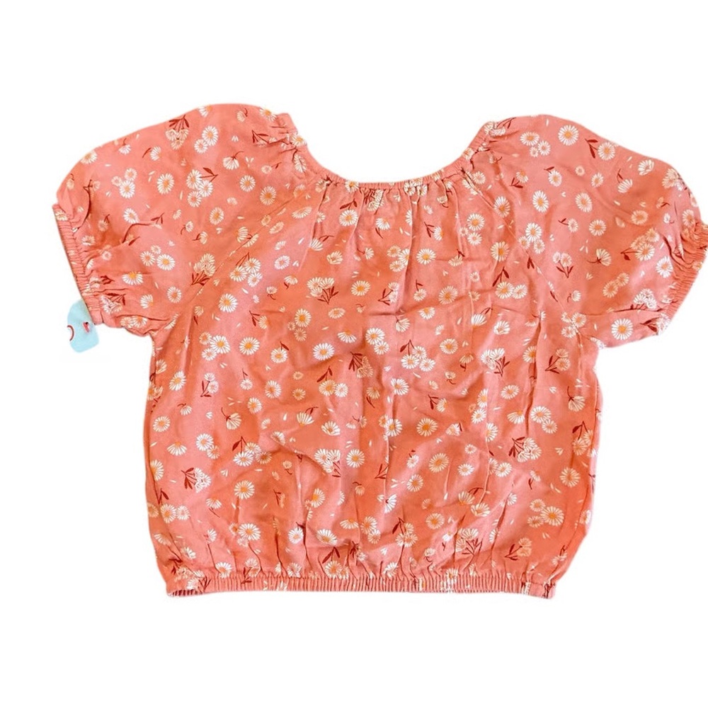 Cat & Jack Floral girls blouse